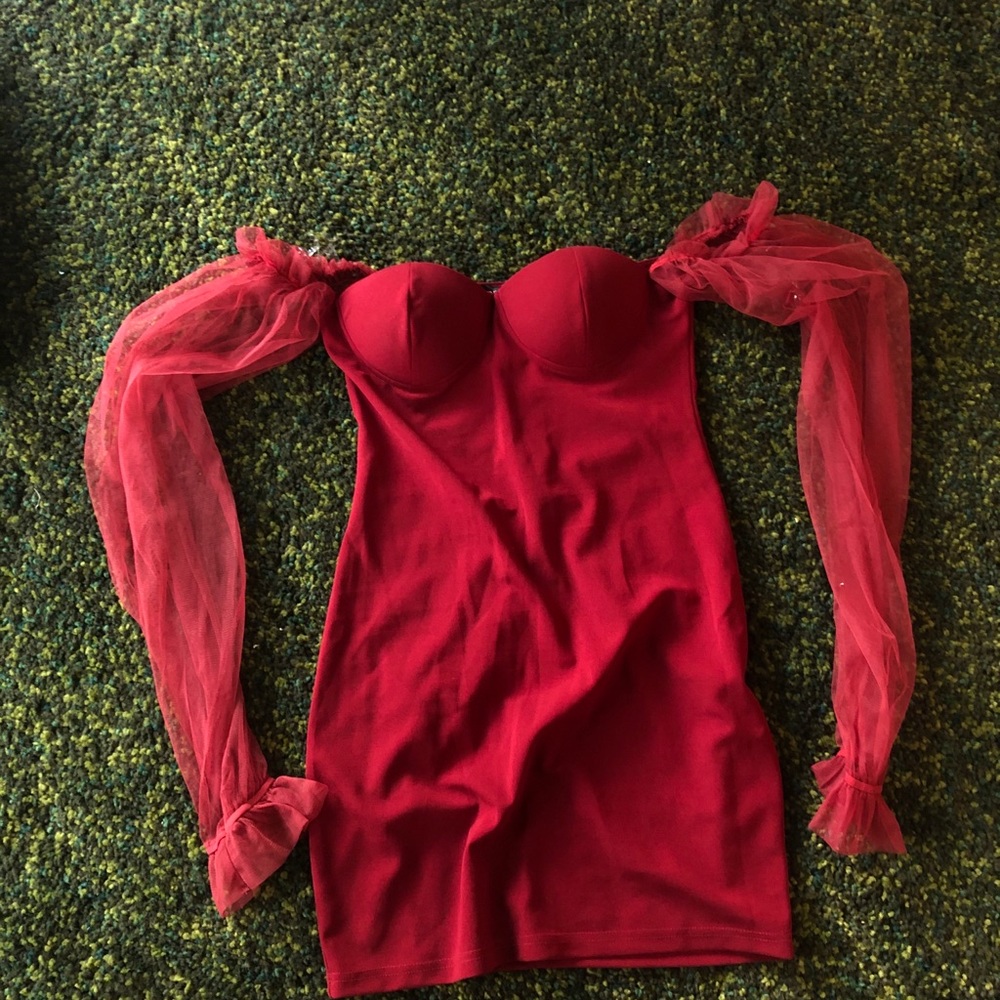 Shein Red cocktail dress 💃